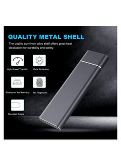 AROAQ SSD External Solid State Hard Drive Computer Backup USB 3.1 to Type C Support Data Storage Transfer for Windows XP PC Laptop and Mac 8TB  - Image 2