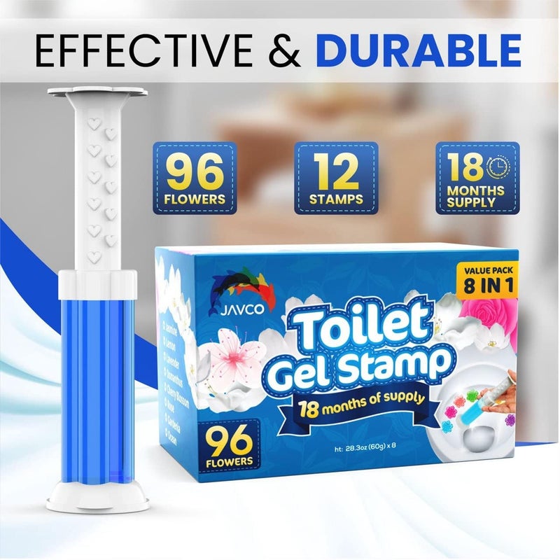 JAVCO -96 Flowers- Flower Toilet Gel Stamp | Toilet Scent Fresheners (Mix Scent) - Image 4