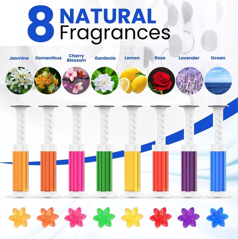 JAVCO -96 Flowers- Flower Toilet Gel Stamp | Toilet Scent Fresheners (Mix Scent) - Image 2