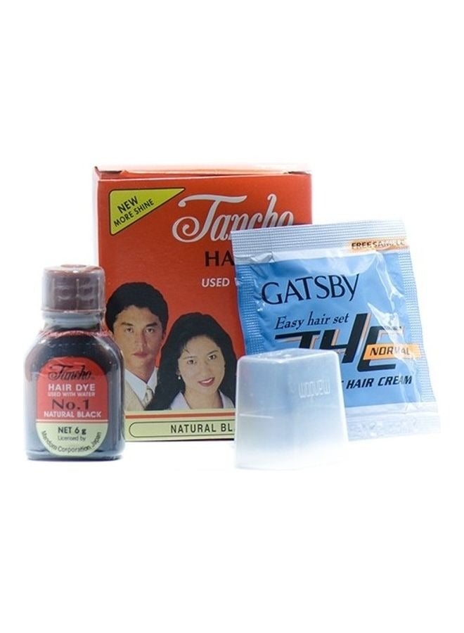 تانشو صبغة شعر - 4 قطع أسود 6جرام - Image 3