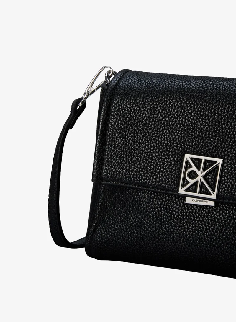 Calvin Klein  Emblem Pebble Grain Crossbody Bag for Women | Best Price UAE