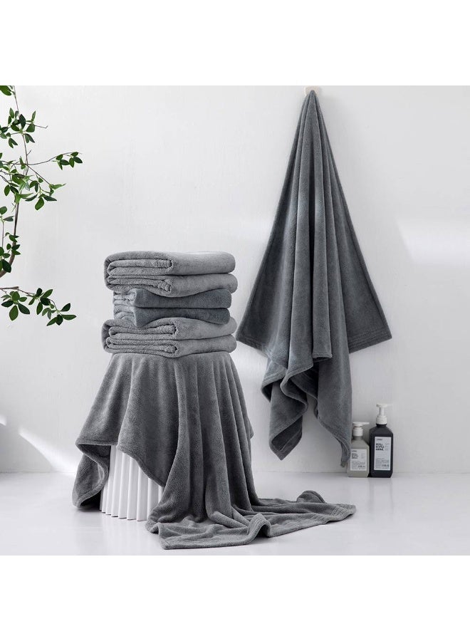 Reefi Modern Quick-Dry Towel, Grey, Face - Image 3