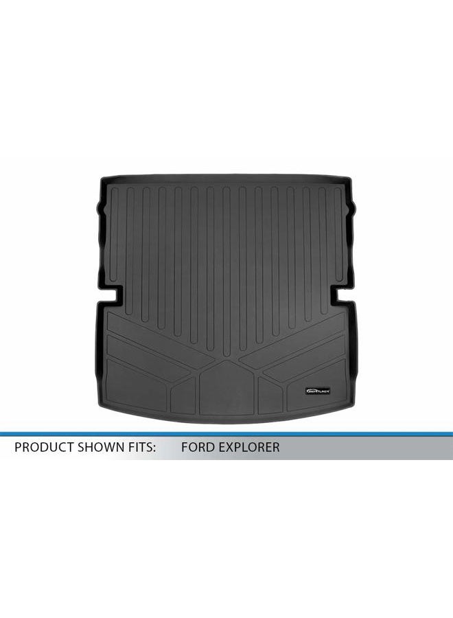 SMARTLINER All Weather Custom Cargo Liner Behind The 2nd Row Black Compatible with 2020-2023 Ford Explorer - Image 3