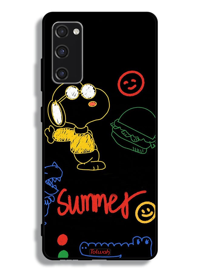 Tolwak Samsung Galaxy S20 FE Protective Case Cover Summer Sticker - Image 2