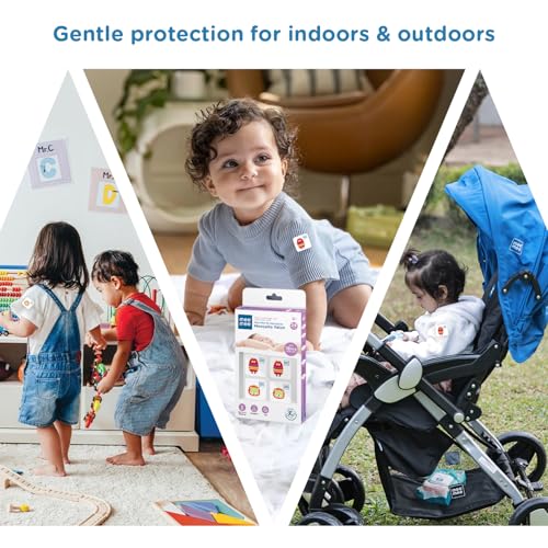 Mee Mee 100% Natural Mosquito Repellent Patches for Babies & Kids | Pack of 2 (24 Pcs) | Baby-Safe, Non-Toxic & Waterproof | 16 Hr Protection with Lemon Scent | Guards Against Dengue, Malaria. - Image 4