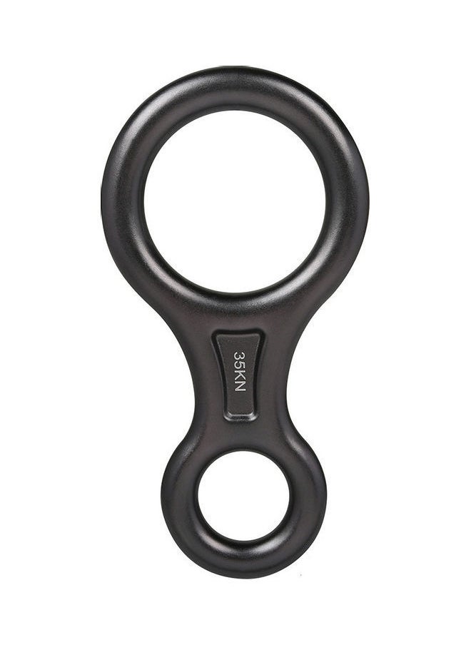 NIBEMINENT Outdoor Climbing Descender 8-Shape Descent Control Device for Rock 15*15*15cm  - Image 1