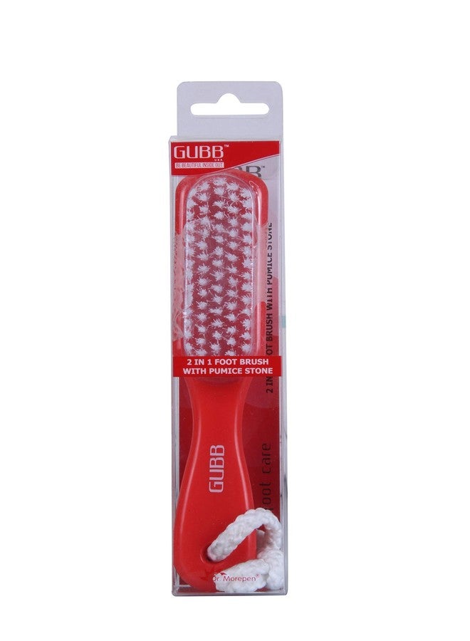 GUBB 2 in 1 Foot Brush with Pumice Stone For Foot Dead Skin Removal - Image 3