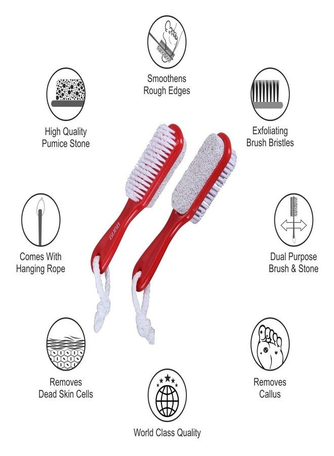 GUBB 2 in 1 Foot Brush with Pumice Stone For Foot Dead Skin Removal - Image 4