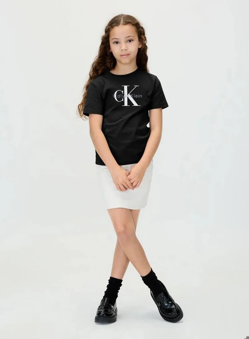 Calvin Klein Jeans Ck Black Kids' Logo T-Shirt  | Best Price UAE