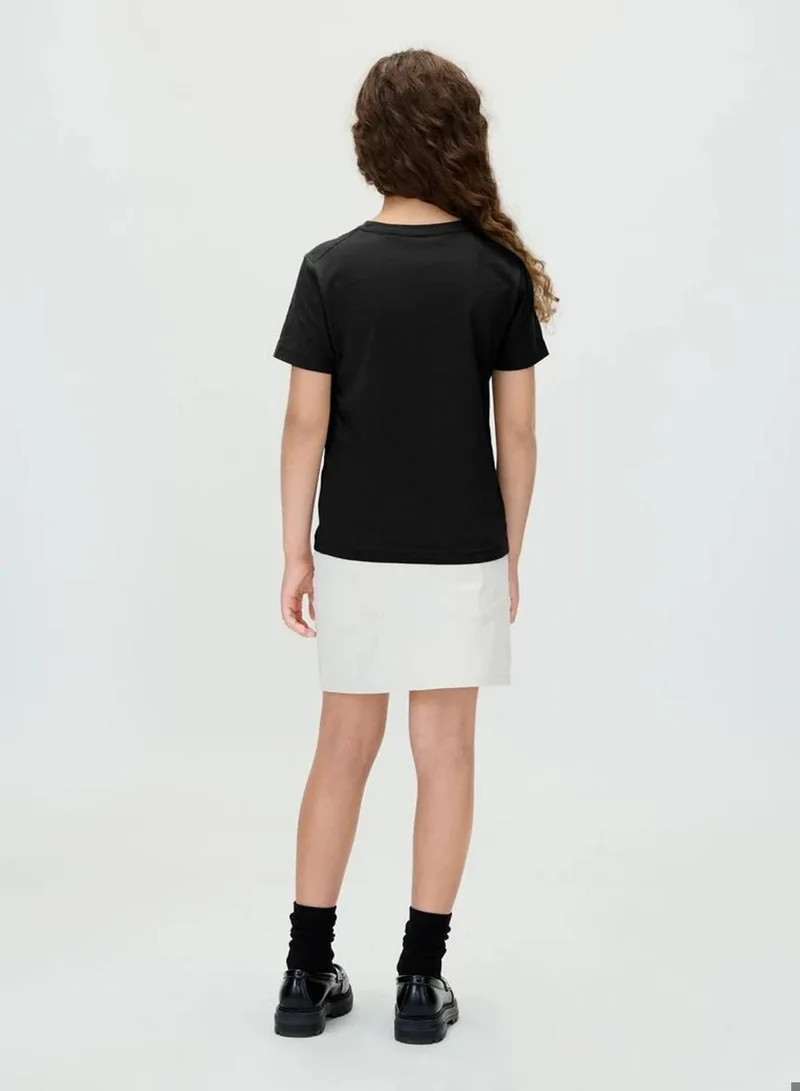 Calvin Klein Jeans Ck Black Kids' Logo T-Shirt  | Best Price UAE