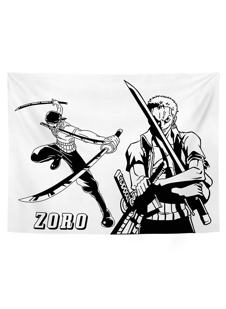 EBMINI One Piece Luffy Anime Background Cloth 