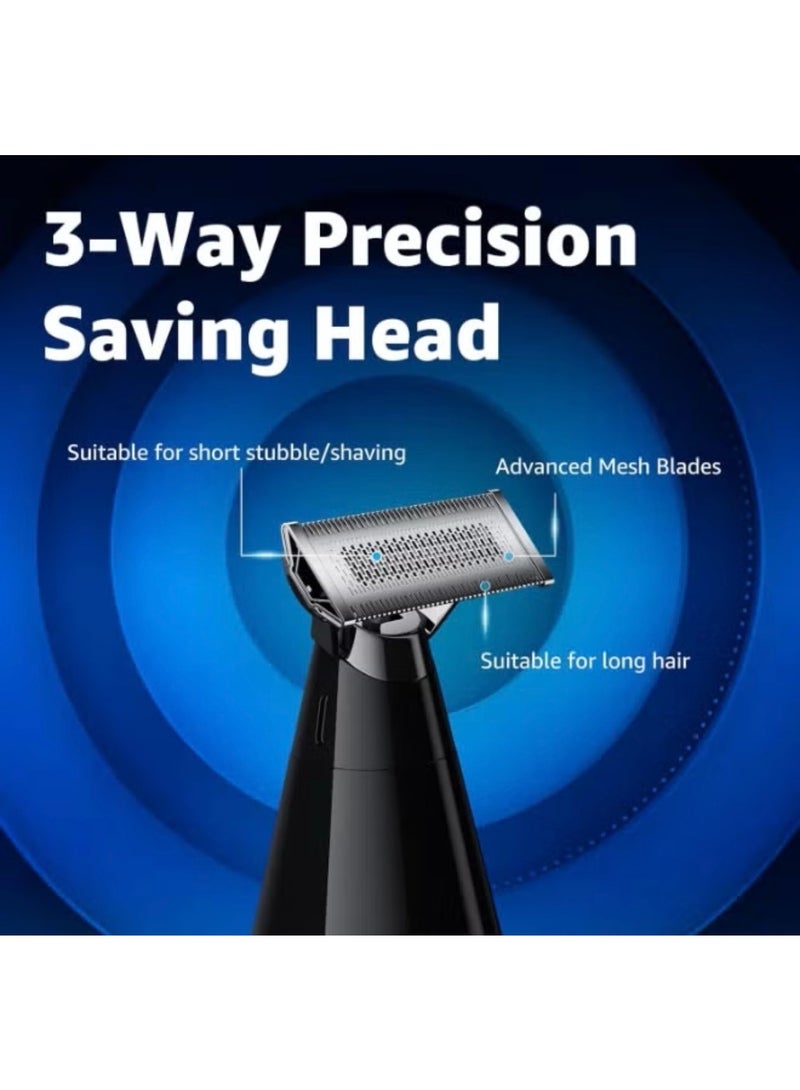 Xiaomi UniBlade Electric Trimmer, 3-Way Blade, 14 Length Settings, Waterproof IPX7, Rechargeable Beard & Body Groomer for Men - Image 4