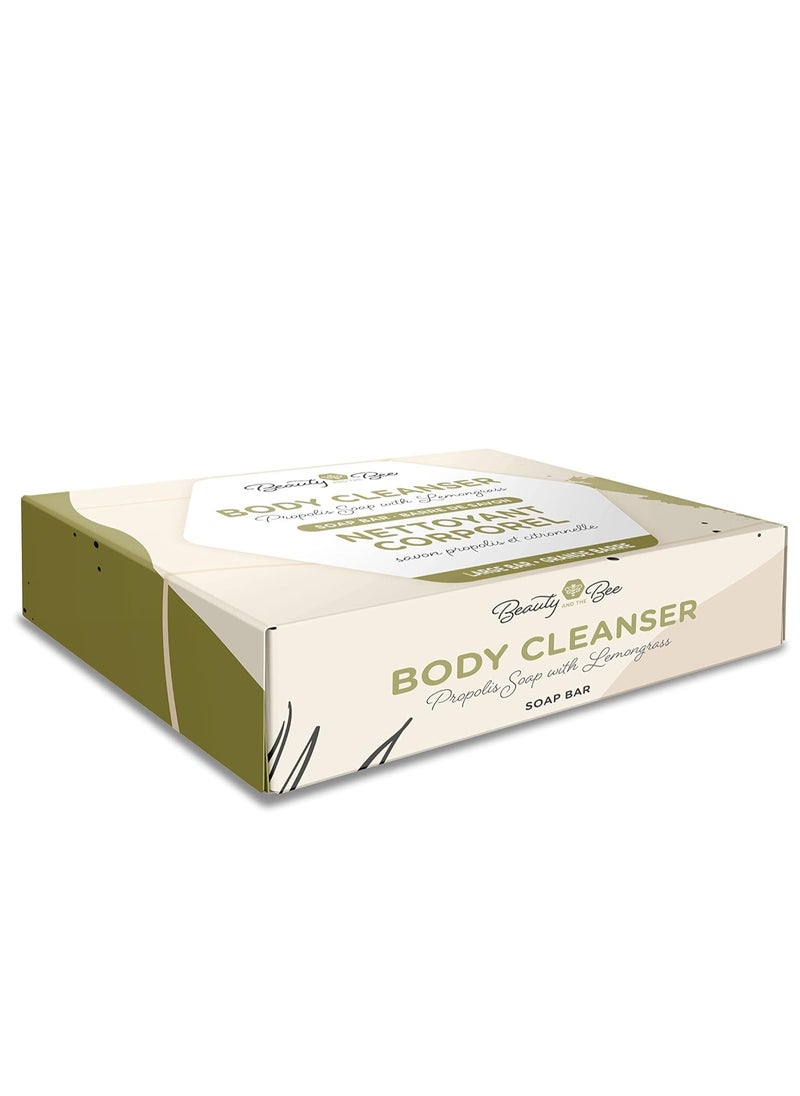 beauty and the bee Organic Soap with Lemongrass & Propolis – 115g, Gentle Daily Cleanser Suitable for Face and Body, Ideal for Sensitive Skin with All-Natural Hydrating Ingredients  - Image 4