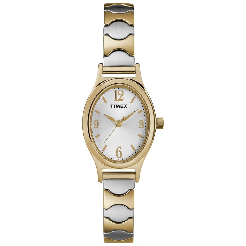 TIMEX ساعة تيمكس النسائية T26301 كيندال سيركل باند تو-تون من الفولاذ المقاوم للصدأ - Image 1