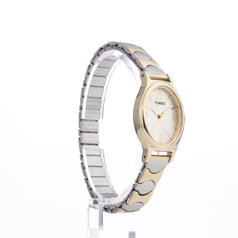 TIMEX ساعة تيمكس النسائية T26301 كيندال سيركل باند تو-تون من الفولاذ المقاوم للصدأ - Image 5