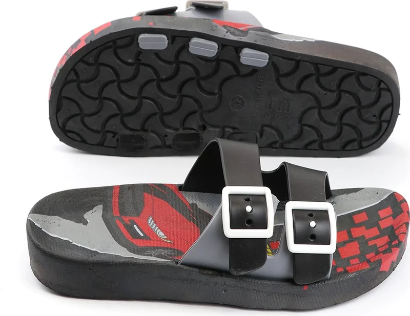 Gezer Summer Non-Slip Sole Two Buckle Boys' Slippers