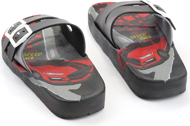 Gezer Summer Non-Slip Sole Two Buckle Boys' Slippers