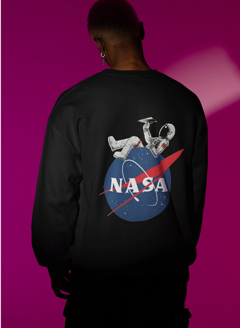 ZOOM Black Hoodie NASA Design  - Image 1
