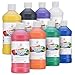 Positive Art Washable Paint for Kids 8 Colors 16 oz Each Made in USA NonToxic Tempera Paint Set Bulk Classroom Paints for Students Finger Painting School Use 8 Pack - Image 3