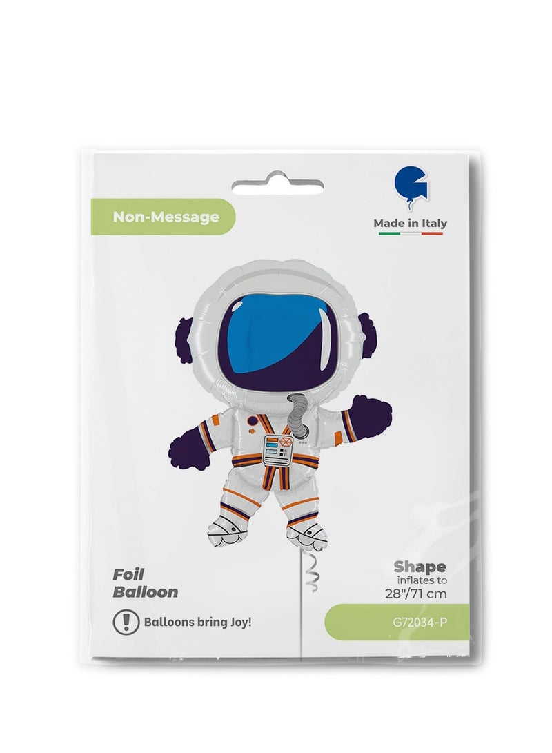 GRABO 28" Foil Balloon Happy Astronaut - Image 3