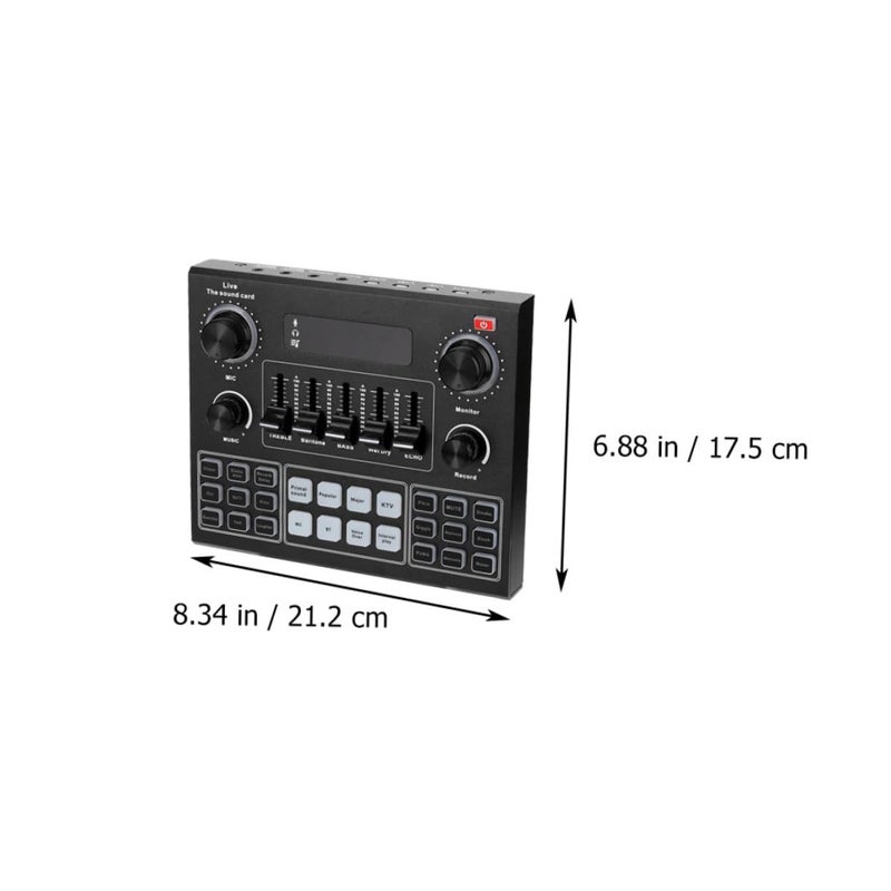 Multifunctional Live Sound Card with 12 Reverberation Effects for Mobile and Computer Streaming - Image 3