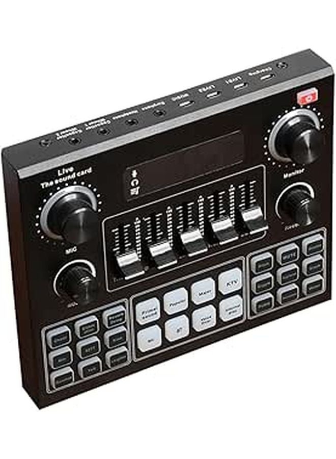 Multifunctional Live Sound Card with 12 Reverberation Effects for Mobile and Computer Streaming - Image 1