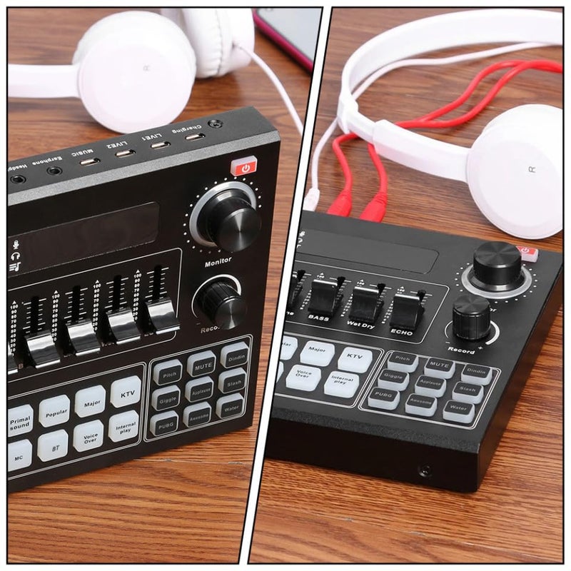 Multifunctional Live Sound Card with 12 Reverberation Effects for Mobile and Computer Streaming - Image 4