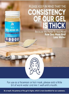 BIO VITALICA Sea Moss Gel by BioVitalica - Irish sea Moss raw Organic - Premium Quality - Dr Sebi, Vegan superfood for Cells - 100% Natural seamoss Gel… (Original, 1 Pack)  - Image 3