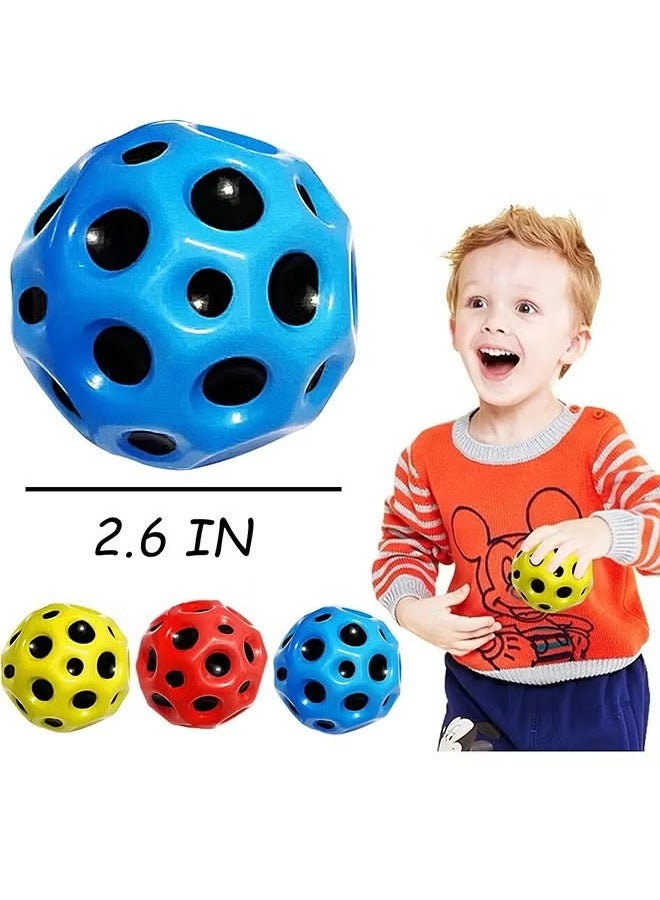3 PCS Space Ball, High Bouncing Ball, Super High Bouncing Space Ball, Improve Hand-Eye Coordination,Easy to Grip and Catch  - Image 2