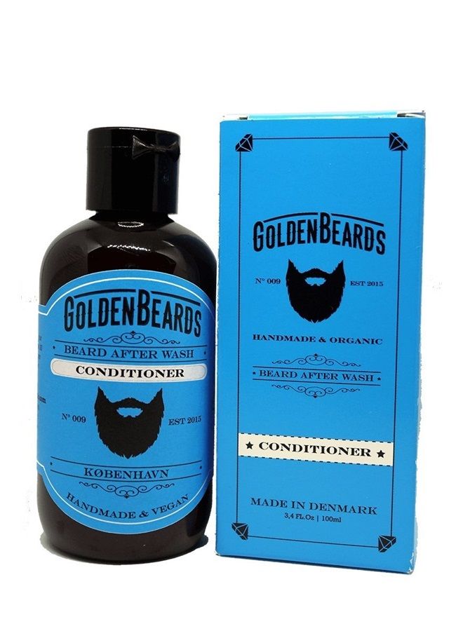 GOLDEN BEARDS بلسم لحية عضوي (100 مل) - لحى ذهبية - رطب لحيتك وبشرتك، توقف عن حكة اللحية - أفضل بلسم للحية الخاصة بك. 100% مضمون - Image 1