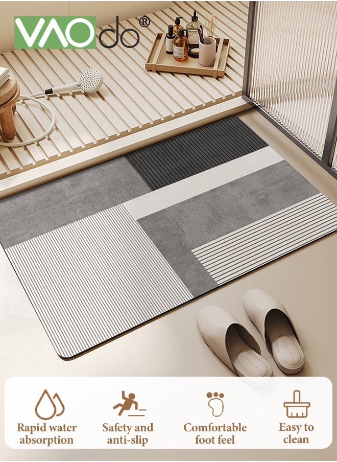 VAOdo 2PCS Kitchen Mats Kitchen Rugs Cushioned Anti Fatigue Kitchen Mats for Floor, Non-Slip Standing Desk Mat Waterproof Kitchen Rug Set for Kitchen Floor Office 50*80+50*160cm  - Image 4