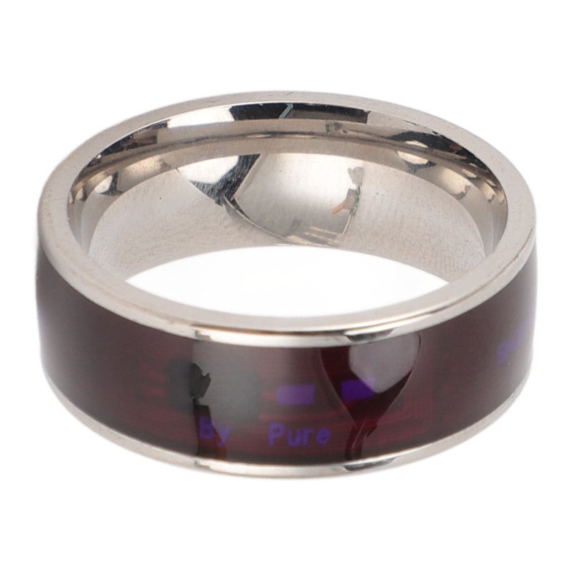 NFC Smart Ring: Silver, 10cm/3.94in, Ultra Light Design - Multi Functional Wearable Smart Ring for Daily Wear, Mobile Security, Gift Giving & Business Card Exchange - Image 3