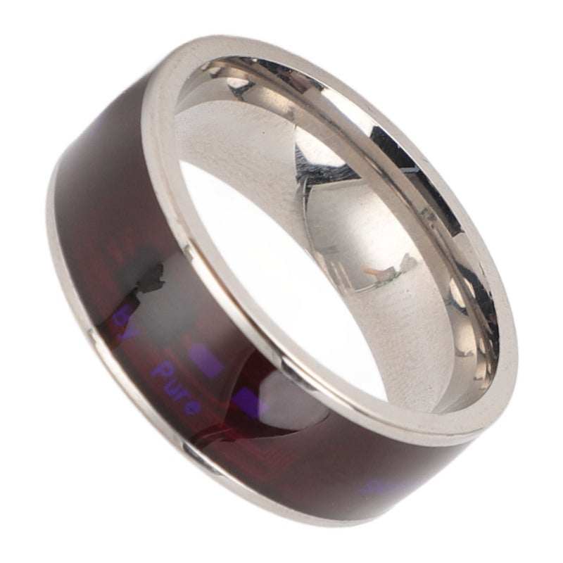 NFC Smart Ring: Silver, 10cm/3.94in, Ultra Light Design - Multi Functional Wearable Smart Ring for Daily Wear, Mobile Security, Gift Giving & Business Card Exchange - Image 4