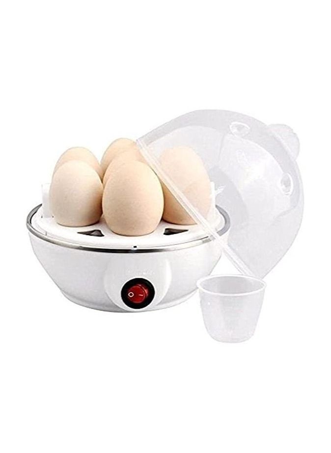 Generic Rapid White Electric Egg Cooker for Soft,Medium,Hard-Boiled Eggs,Boiler,Capacity 1 to 7 Eggs with Auto Shut-Off Great Kitchen Gift Appliance  - Image 1