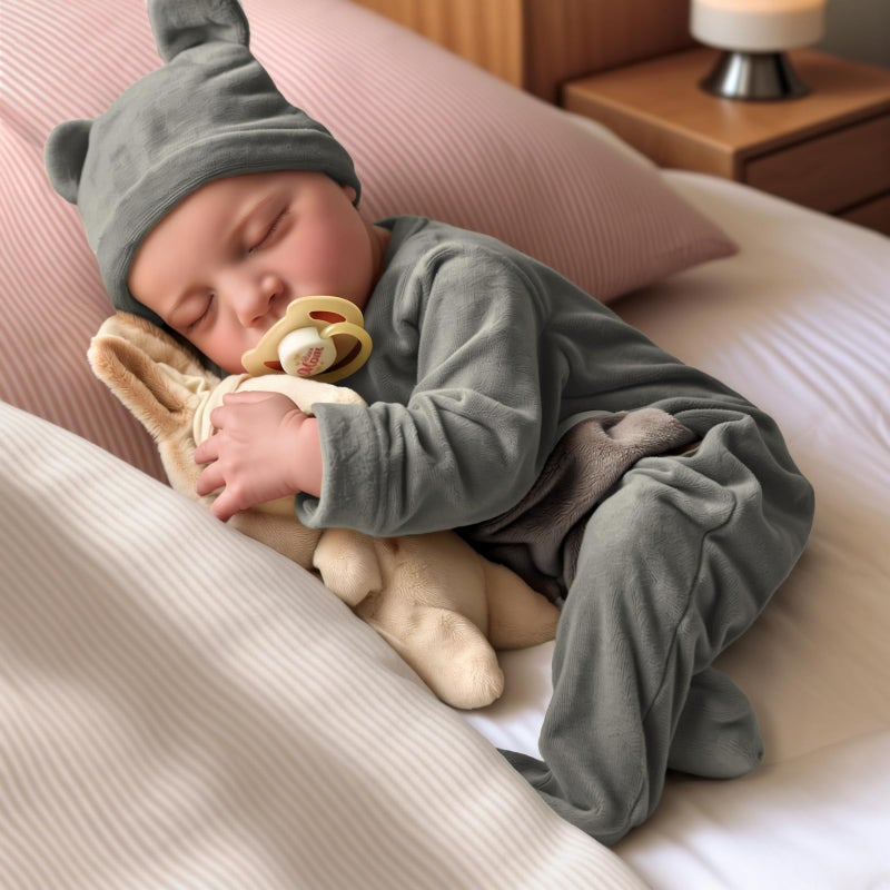 BABESIDE Lifelike Reborn Baby Dolls Boy - 17-Inch Soft Body Realistic-Newborn Full Body Vinyl Anatomically Correct Real Life Baby Dolls with Toy Accessories for Kids Age 3 4 5 6 7 + - Image 4
