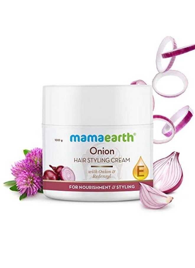 Mamaearth - Onion Hair Styling Cream For Men With Onion & Redensyl For Nourishment & Styling 100 G - Image 1