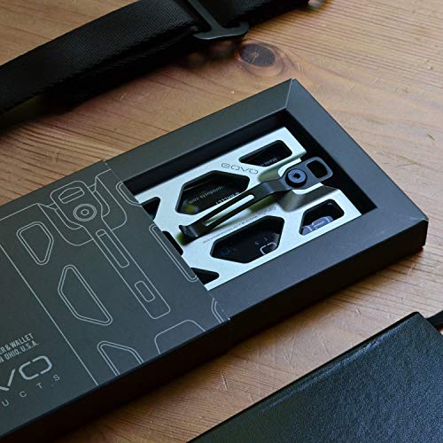 GOVO Aluminum GOVO Badge Holder/Wallet_ Durable ID Card Holder with Metal Clip and 4 Cards Slot (Silver) - Image 4