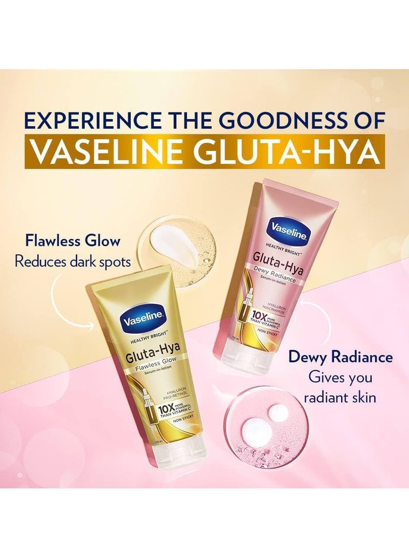 Vaseline Gluta-Hya Serum Burst Lotion (Smooth Radiance / Flawless Glow) Pack of 2 - Image 5