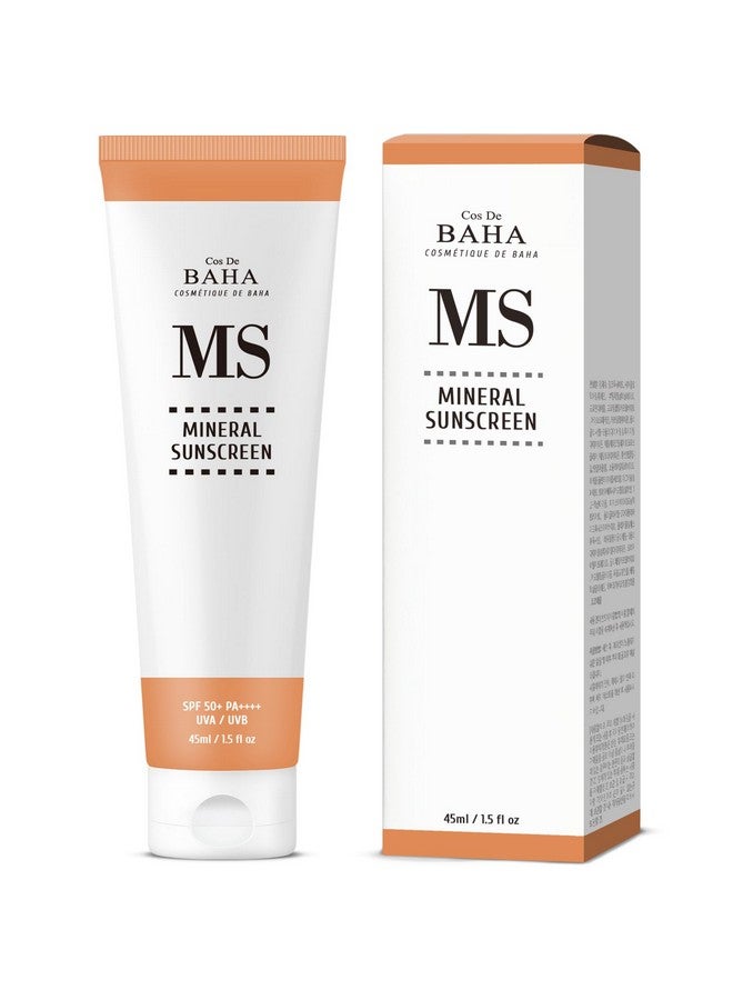 Cos De BAHA Spf 50 Mineral Sunscreen Elevate Your Skin Protection Naturally. Defends And Cares For Your Skin 1.5 Fl Oz (45Ml) - Image 1
