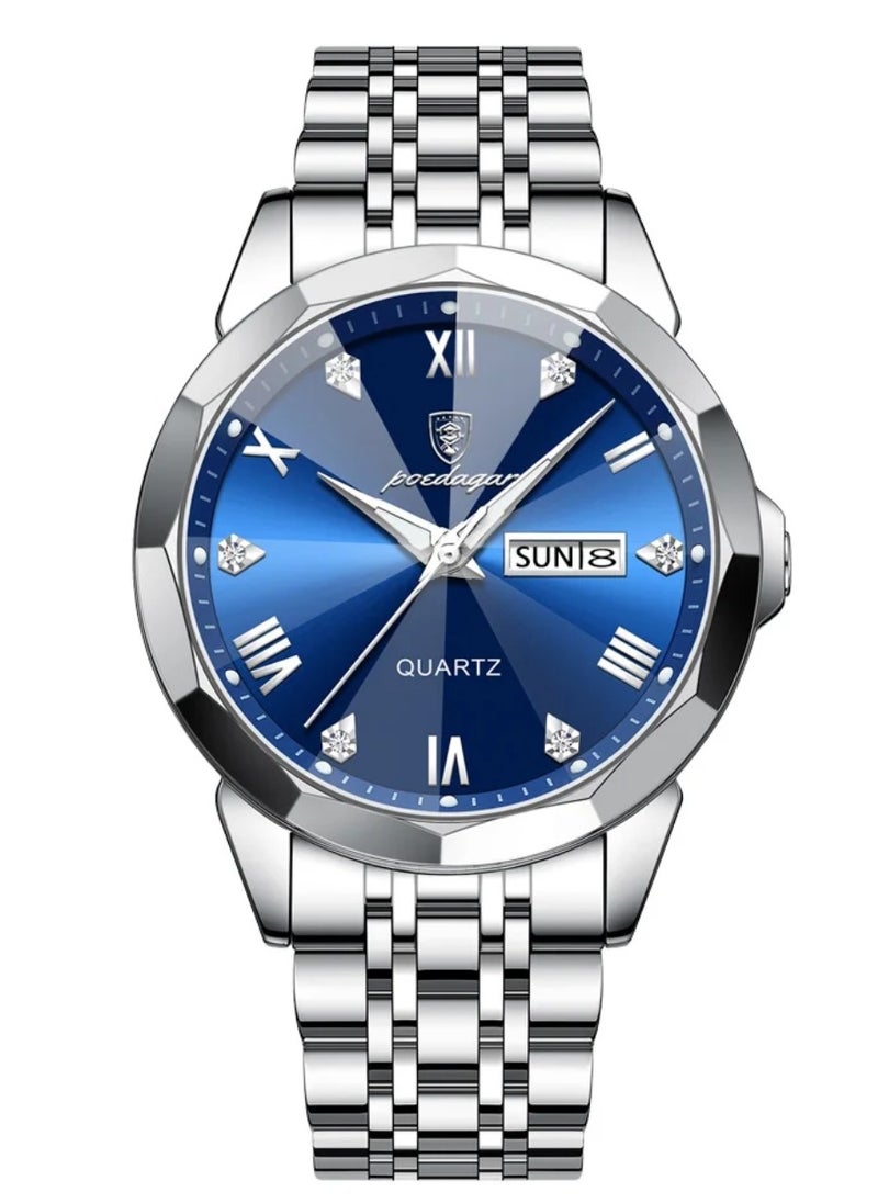 POEDAGAR - Man Watch Waterproof Luminous Men's Watch Quartz，Men's Wrist Watches - Image 1
