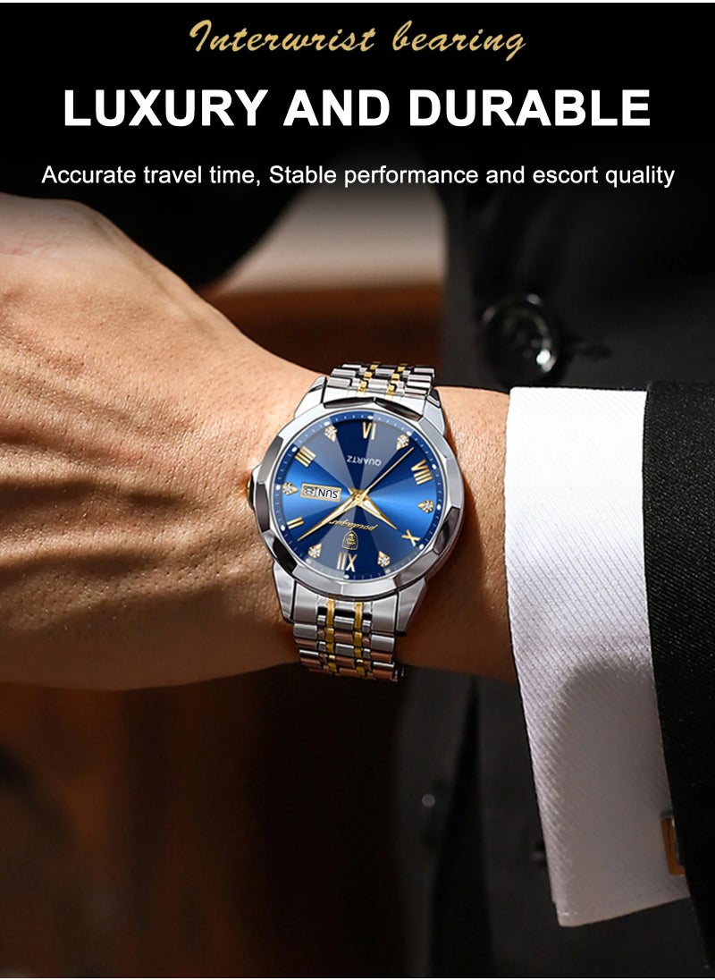 POEDAGAR - Man Watch Waterproof Luminous Men's Watch Quartz，Men's Wrist Watches - Image 1