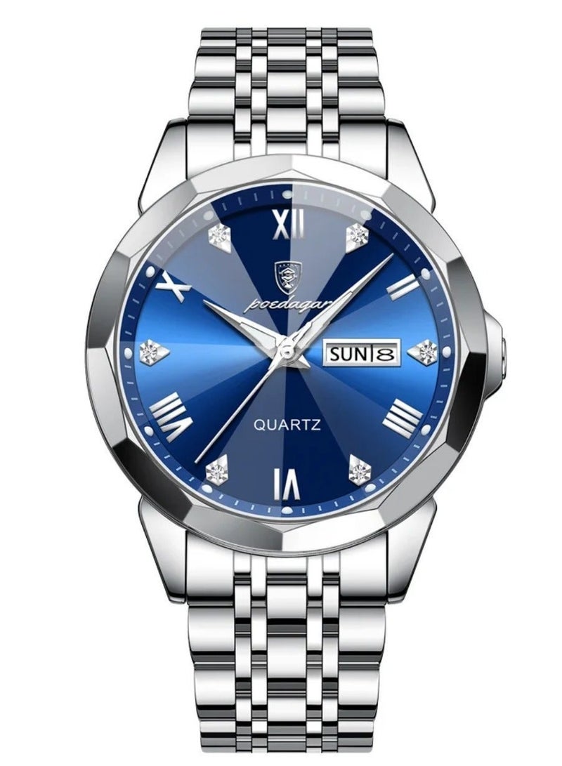 POEDAGAR Man Watch , Watches for Men ,Waterproof Luminous Men's Watch Quartz，Men's Wrist Watches - Image 2