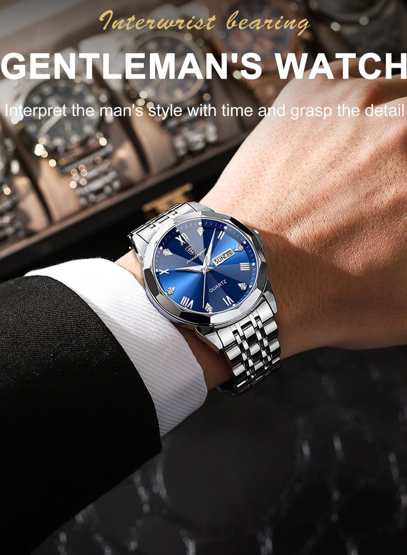 POEDAGAR Man Watch , Watches for Men ,Waterproof Luminous Men's Watch Quartz，Men's Wrist Watches - Image 5