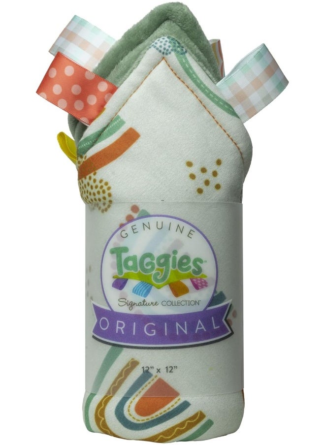 Mary Meyer Taggies Original Blanket, 30 x 30-Centimetres, Rainbow  - Image 3