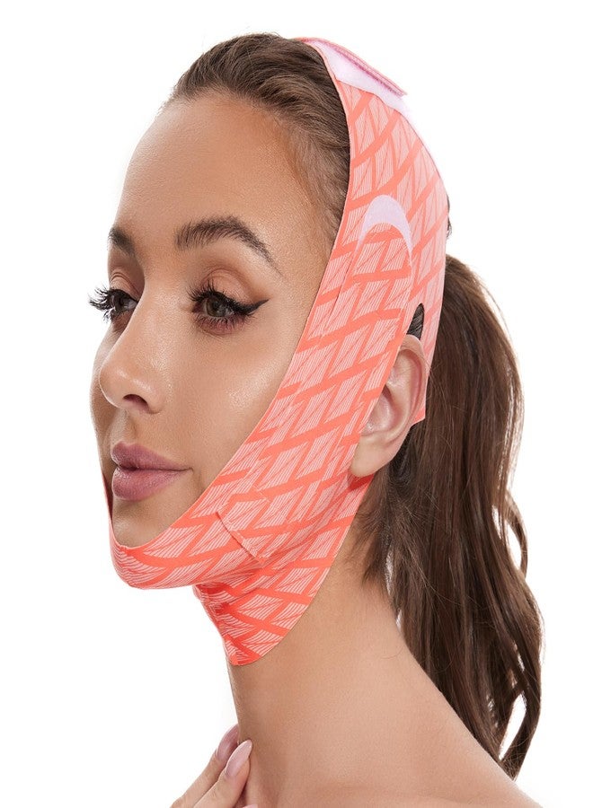 EDCBMB V Line Mask chin strap for sleeping jaw exerciser jawline shaper for women,Medium - Image 1