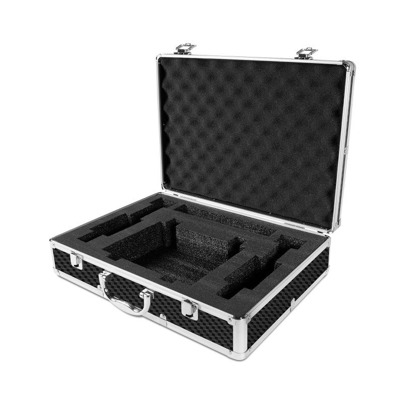 Phenyx Pro Aluminum Alloy Frame Carrying Case with One-layer Pre-Diced Pick and Pluck Foam, Ideal for Phenyx Pro Single/Dual Wireless Mic Systems Transportation (Size Medium 17.1 x 12.6 x 4.1 In) - Image 2
