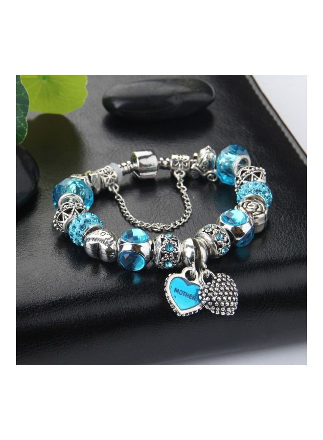 بيوينتي سوار مزين بحلية على شكل زهرة وخرز زجاجي - Image 3