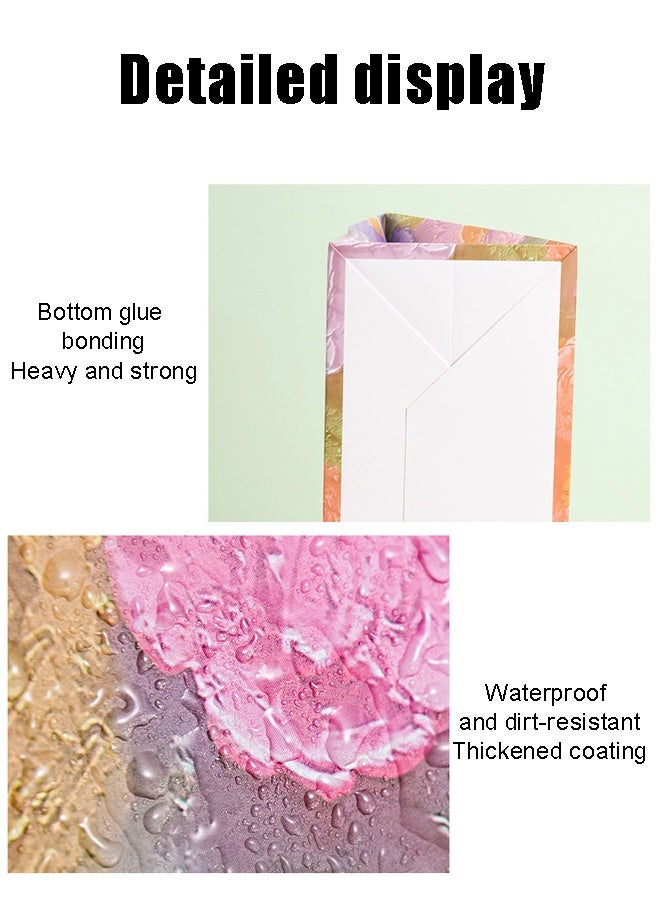 Oil Painting Style Floral Gift Bag, Birthday Gift Box, Envelope Packaging Bag for Birthday Party, Wedding - Image 5