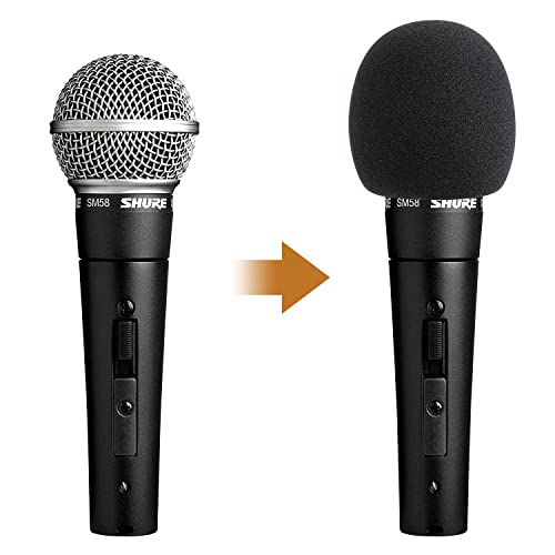 WIBOND SM58 Mic Cover - Shure Microphone SM58 Pop Filter Windscreen Compatible with Shure SM58 Microphone Reduce Wind Noises by WIBOND (6 PCS - Colourful) - Image 5