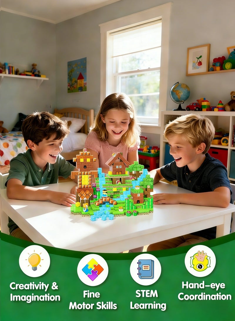 Paka Rabbit 120PCS High-Strength Magnetic Blocks Building Toys, Magnetic Tiles Building Blocks Toddler Toys,Indoor STEM Sensory Toys, Perfect Gift for Boys and Girls Ages 3+. - Image 2